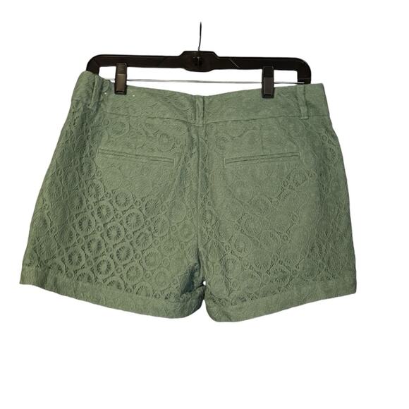 Loft Green Lace Women's Shorts size 4 cute - Picture 2 of 4